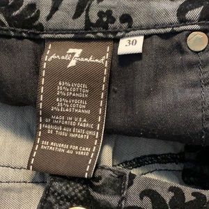 PANTS BLACK 7 for all mankind size 30